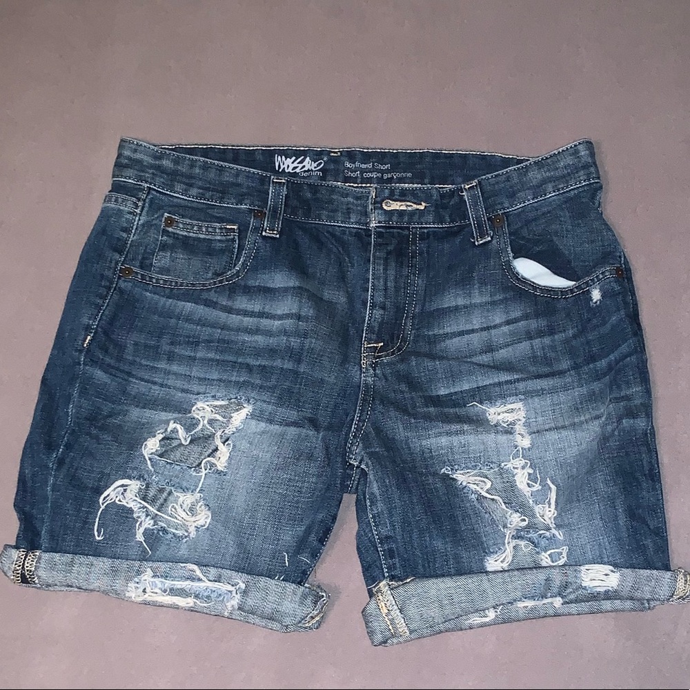 Denim shorts